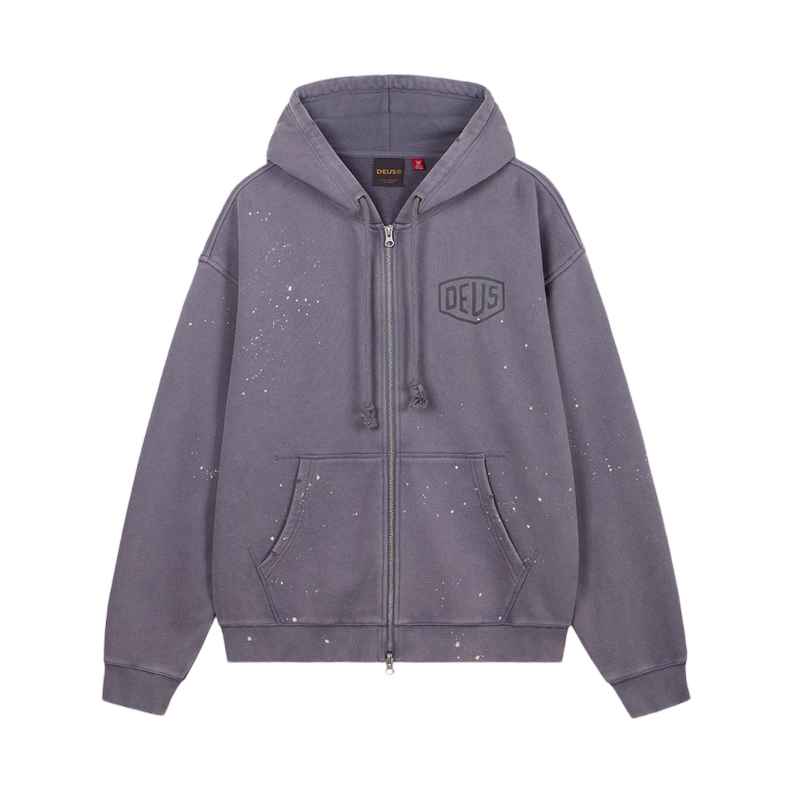 데우스 엑스 마키나 워크룸 컬리지 후드 집업 미드나잇 네이비(Deus Ex Machina Workroom College Hoodie Zip Up Midnight Navy) - 2