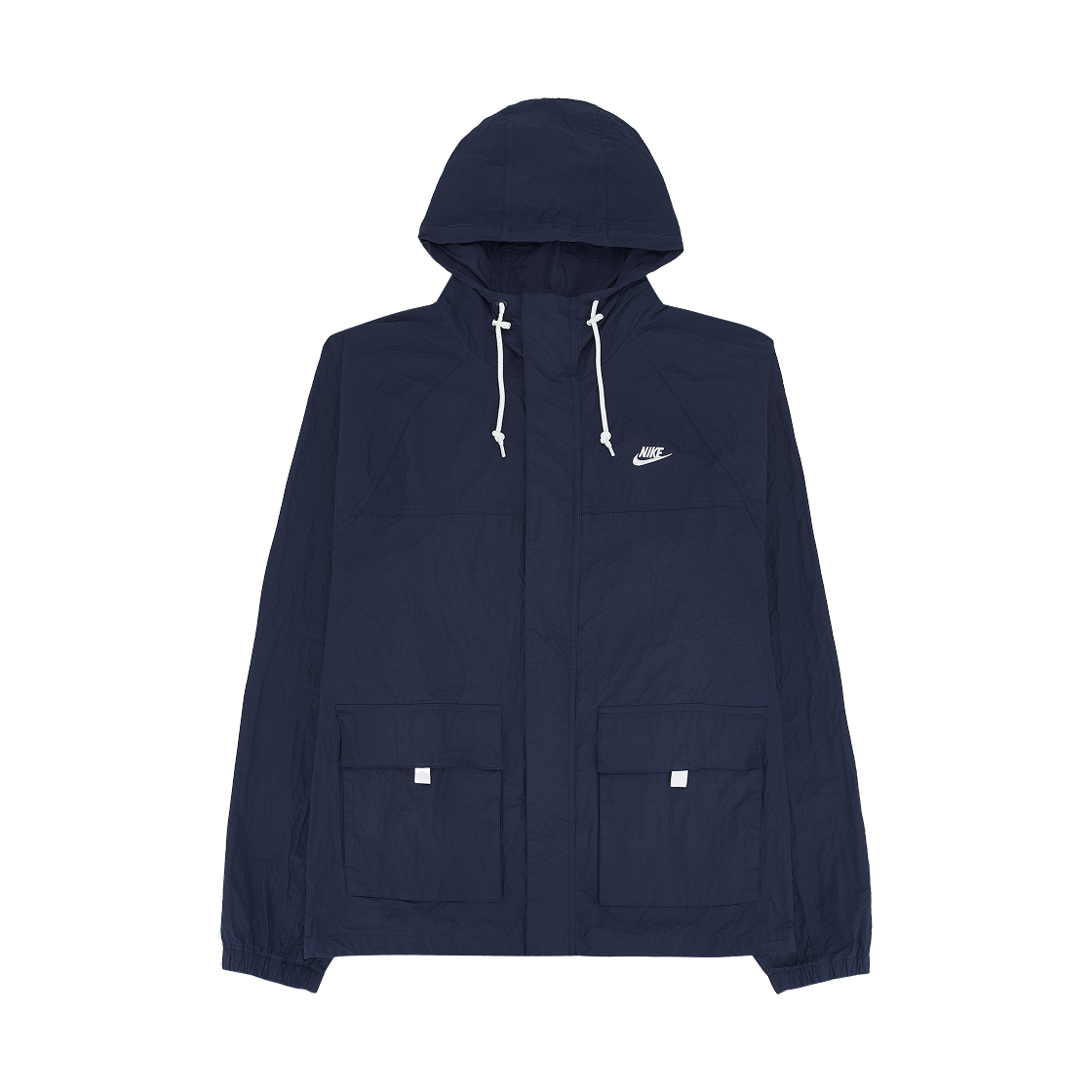 나이키 클럽 보라인 자켓 미드나잇 네이비 화이트 - 아시아