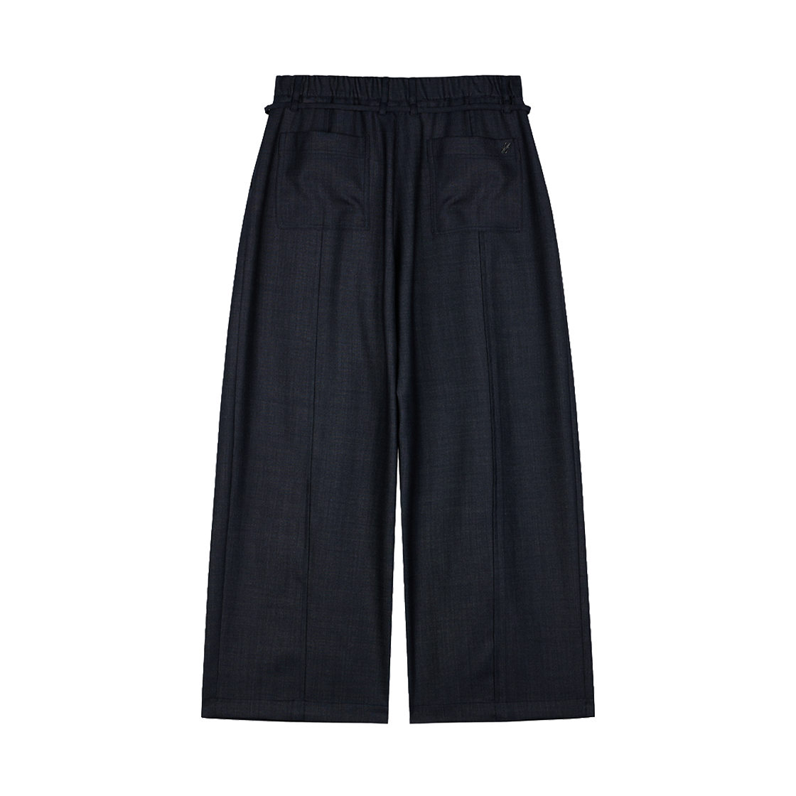 지오송지오 컬렉션 커브드 와이드 팬츠 네이비 BI2PT236NY(ZIOSONGZIO COLLECTION Curved Wide Pants Navy) - 2