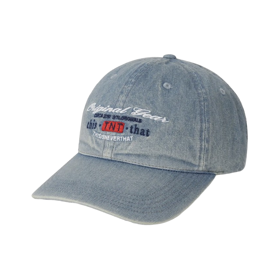 디스이즈네버댓 오리지널 기어 데님 캡 워시드 블루(Thisisneverthat Original Gear Denim Cap Washed Blue) - 2