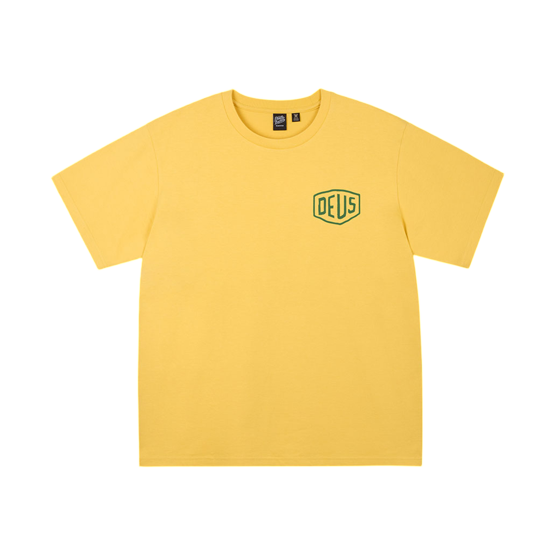 데우스 엑스 마키나 상파울로 컬리지 어드레스 티셔츠 옐로우(Deus Ex Machina Sao Paulo College Address T-Shirt Yellow) - 2