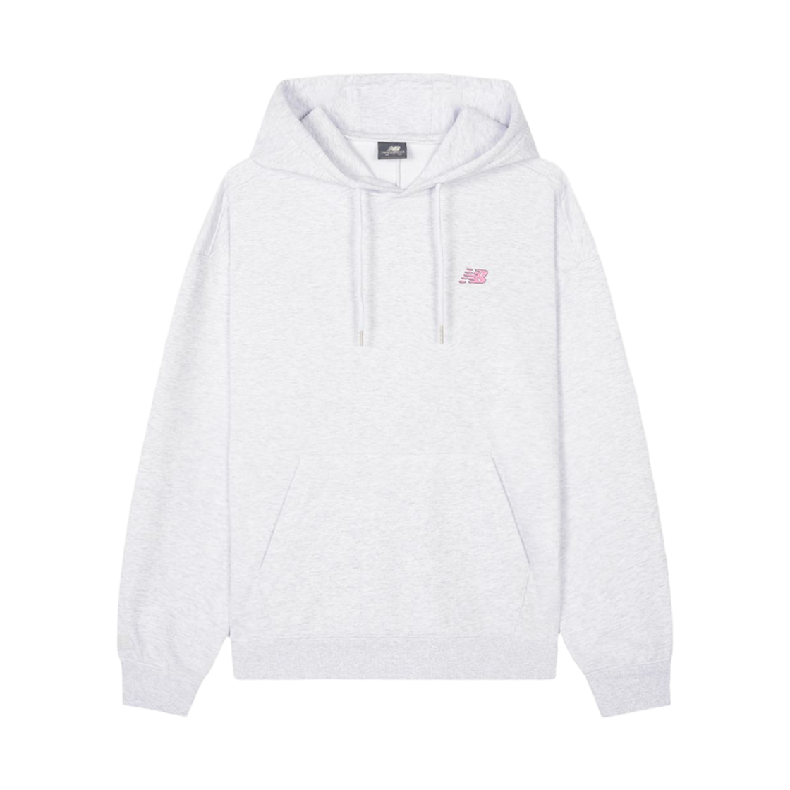 뉴발란스 x 기안84 유니 살라고뛴다 픽토그램 후드티 라이트 그레이(New Balance x Kian84 UNI Run To Live Pictogram Hoodie Light Gray) - 2