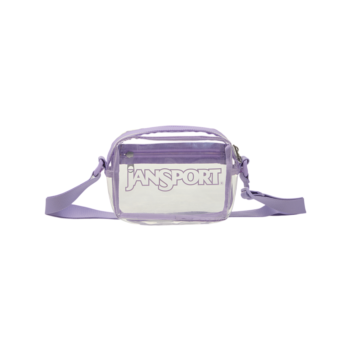 JS0A86EQ5M9 Jansport Clear Crossbody Bag Pastel Lilac