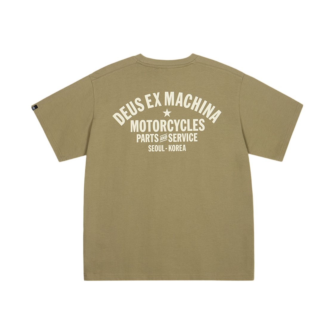 - Deus Ex Machina Seoul Original Address T-Shirt Moss Khaki