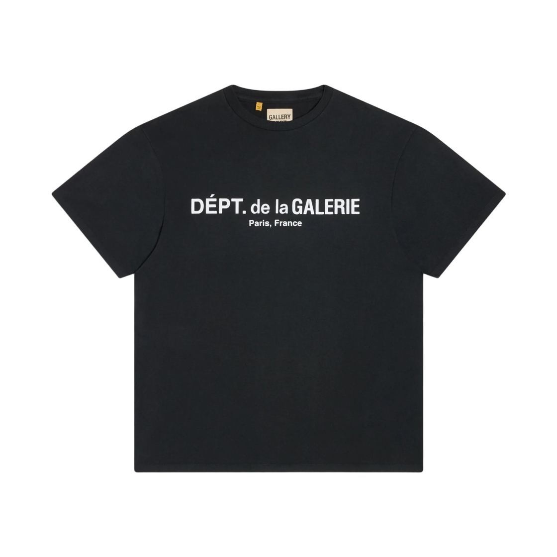 갤러리 디파트먼트 프렌치 로고 럭스 티셔츠 워시드 블랙(Gallery Dept. French Logo Lux T-Shirt Washed Black) - 1