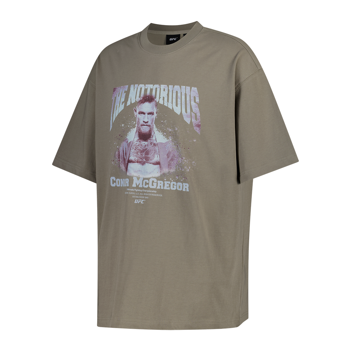 유에프씨 스포츠 맥그리거 반팔티 애쉬 카키 U2SSV2358AK(UFC SPORT Mcgregor Relaxed Fit Short Sleeve Ash Khaki) - 2