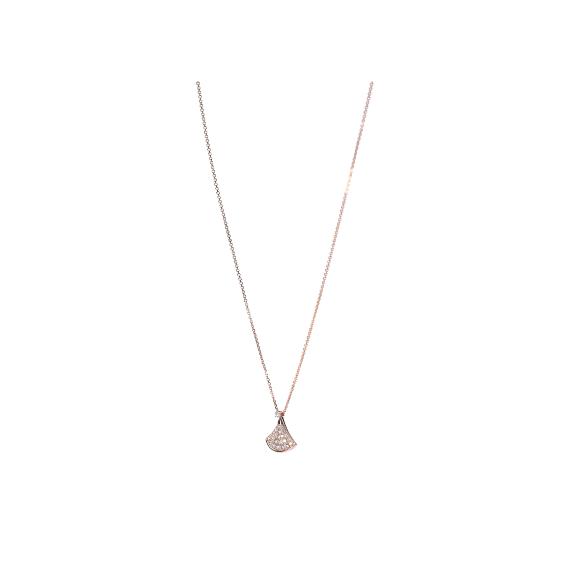 불가리 351051 디바스 드림 네크리스 파베 18K로즈 골드(Bulgari Divas' Dream Necklace Pavé in 18K Rose Gold)
