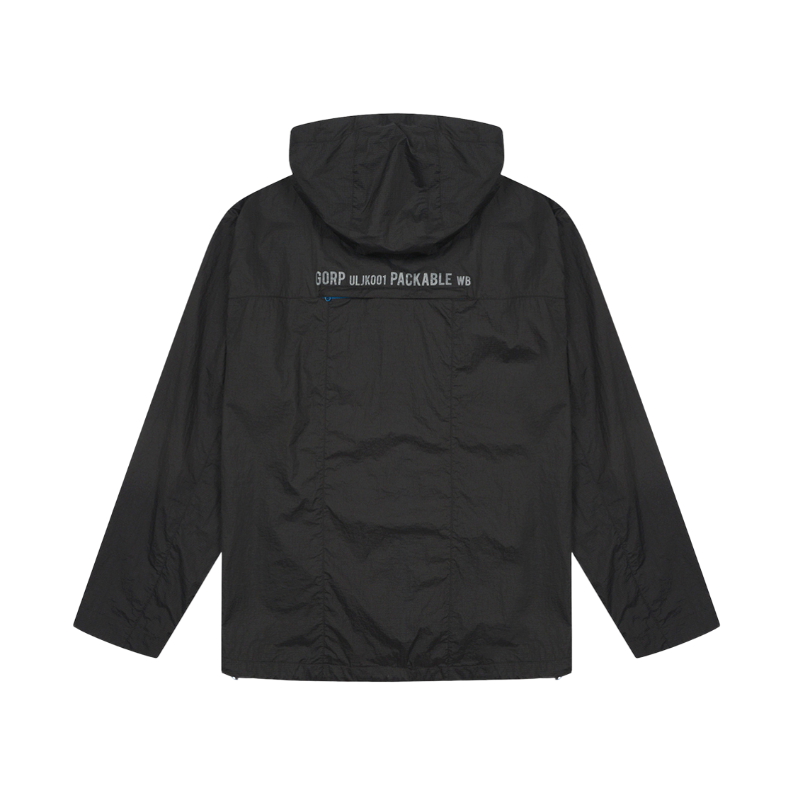 케이지엠 패커블 립스탑 경량 바람막이 차콜(KZM Packable Lipstop Lightweight Windbreaker Charcoal) - 2