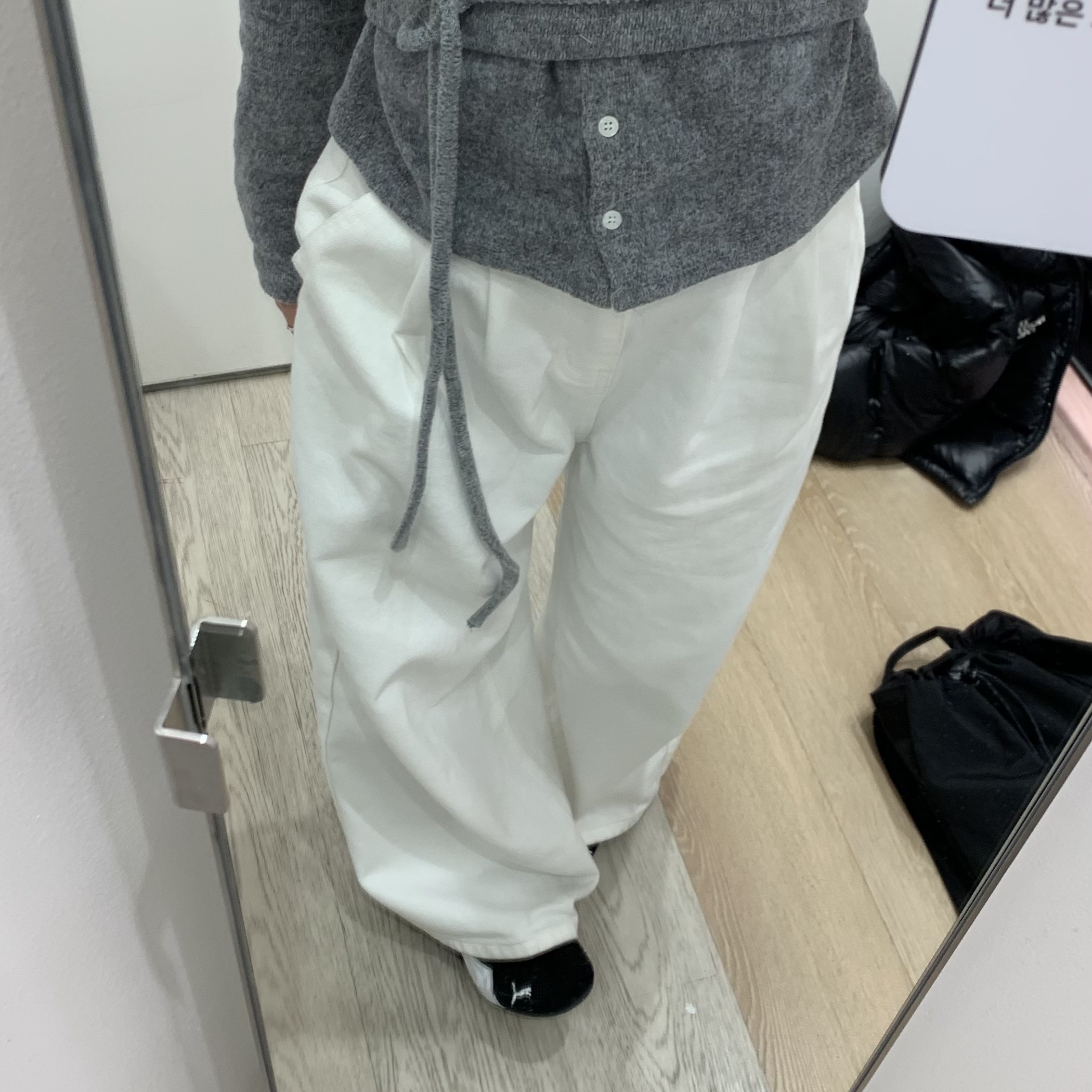 (W) Puma Speedcat Go Puma Black Puma White 착용 스타일