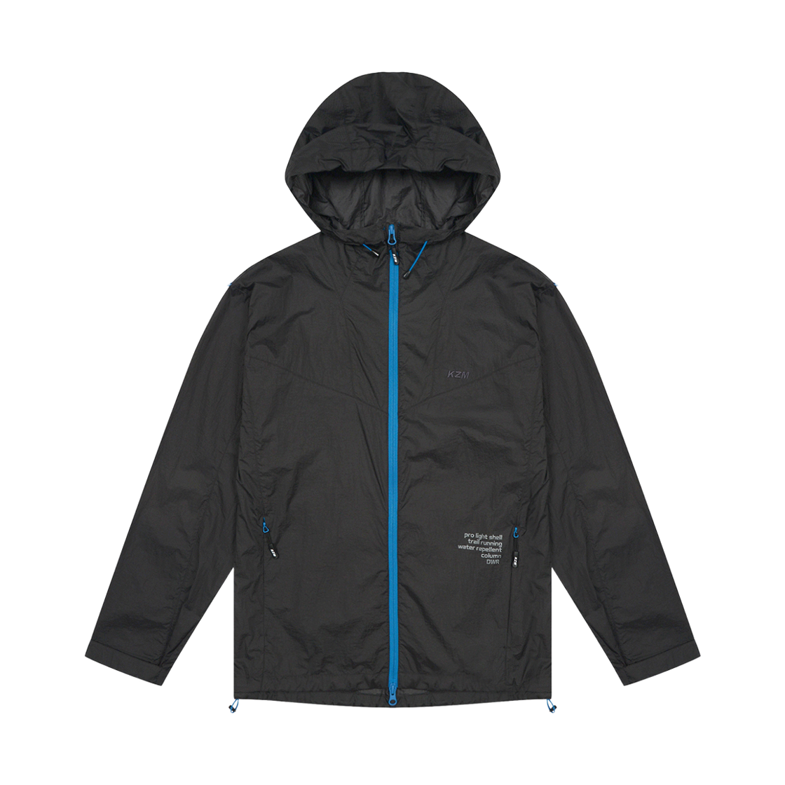 케이지엠 패커블 립스탑 경량 바람막이 차콜(KZM Packable Lipstop Lightweight Windbreaker Charcoal) - 1