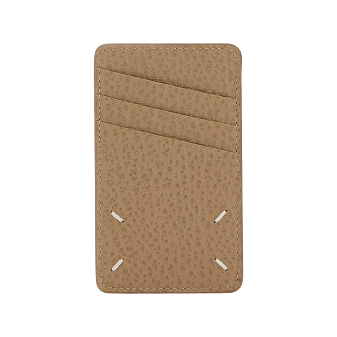 SA1VX0017P4455T2070 Maison Margiela Four Stitches Card Holder Mud Brown