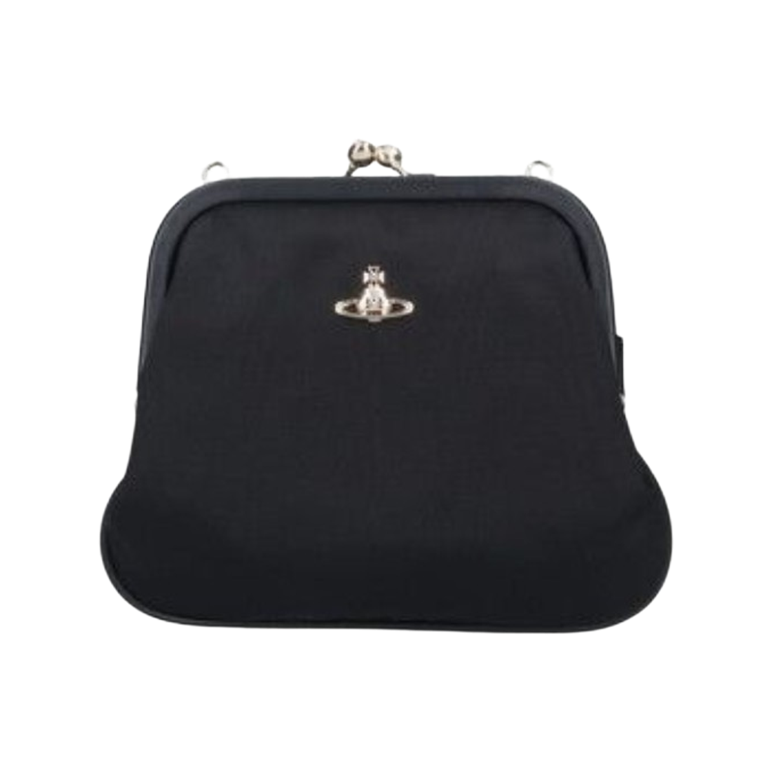 4B01001BW-W01F4-N401 Vivienne Westwood Viscose Clutch Black