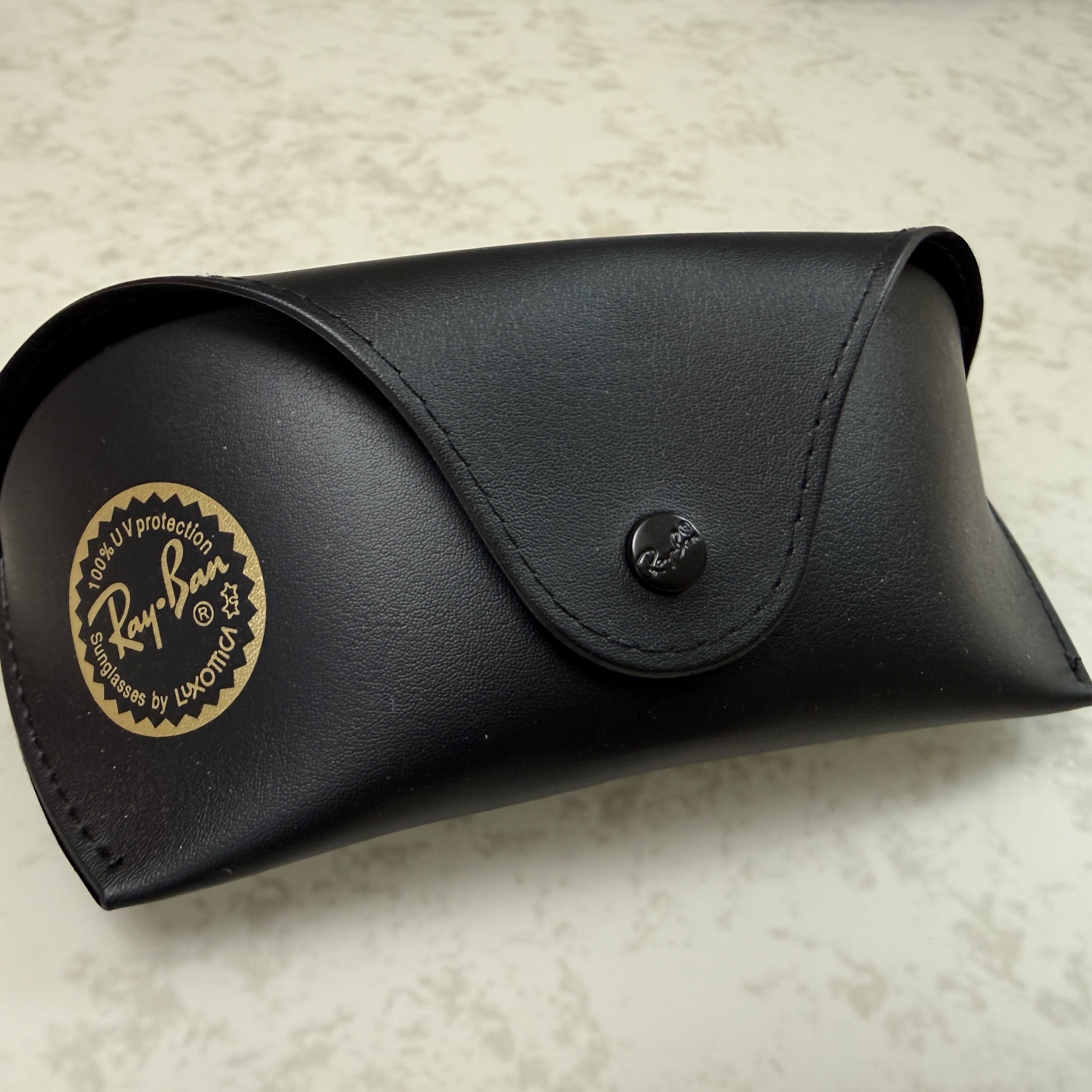 Ray-Ban DADDY-O II Polished Black Frame Green Classic G-15 Lenses 착용 스타일 - 4