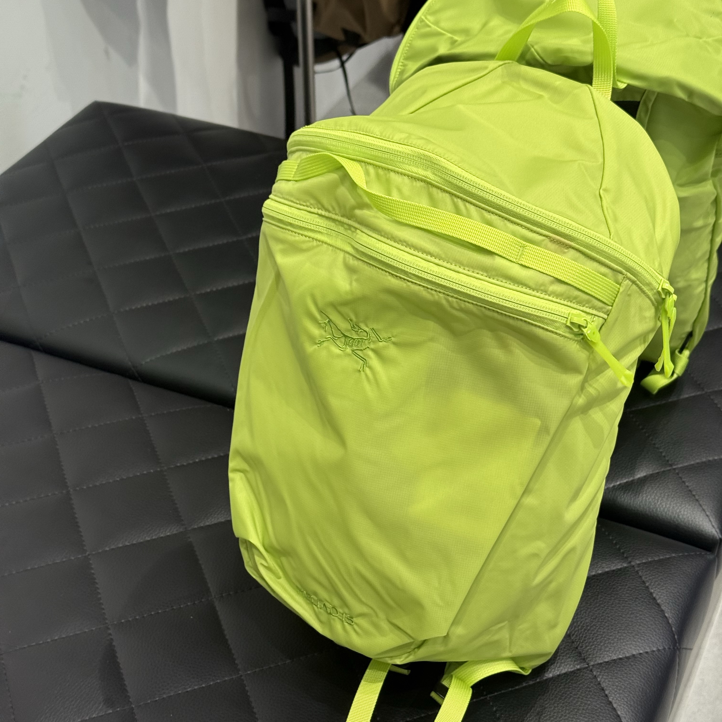 Arc'teryx Heliad 15 Backpack Mantis 착용 스타일