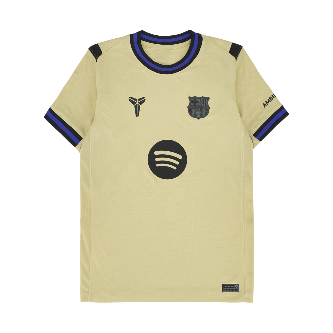 HJ5286-784 (Kids) Nike FC Barcelona 2025/26 Away Replica Jersey Yellow (Non Marking Ver.)