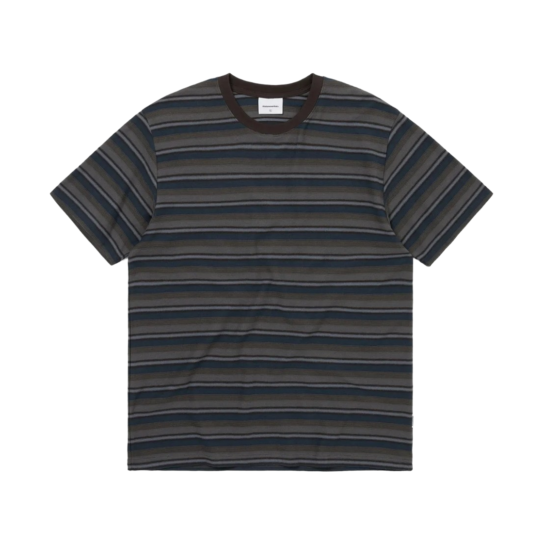 디스이즈네버댓 인사이드 아웃 스트라이프 티셔츠 네이비(Thisisneverthat Inside Out Striped T-Shirt Navy) - 1