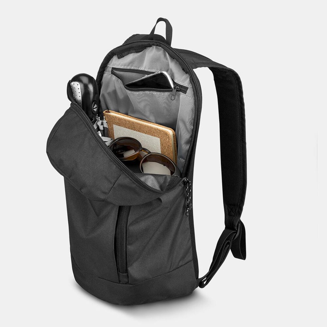 데카트론 등산 백팩 10L 아르페나즈 NH100 스모크 블랙(DECATHLON Hiking Backpack 10L Arpenaz NH100 Smoked Black) - 4