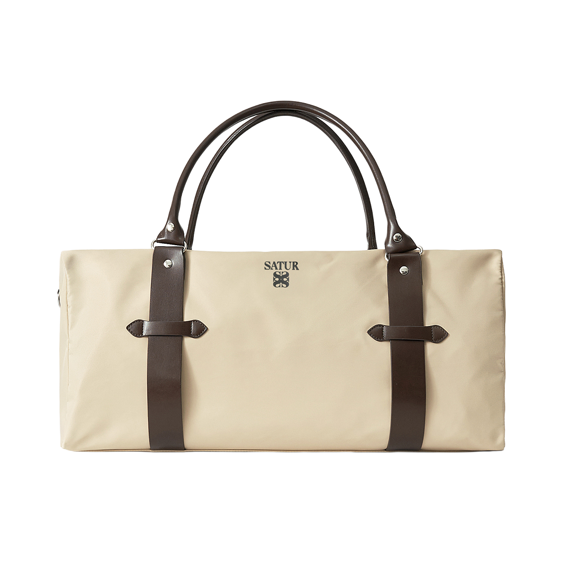 세터 나일론 빅 더플 백 크림(SATUR Nylon Big Duffle Bag Cream)