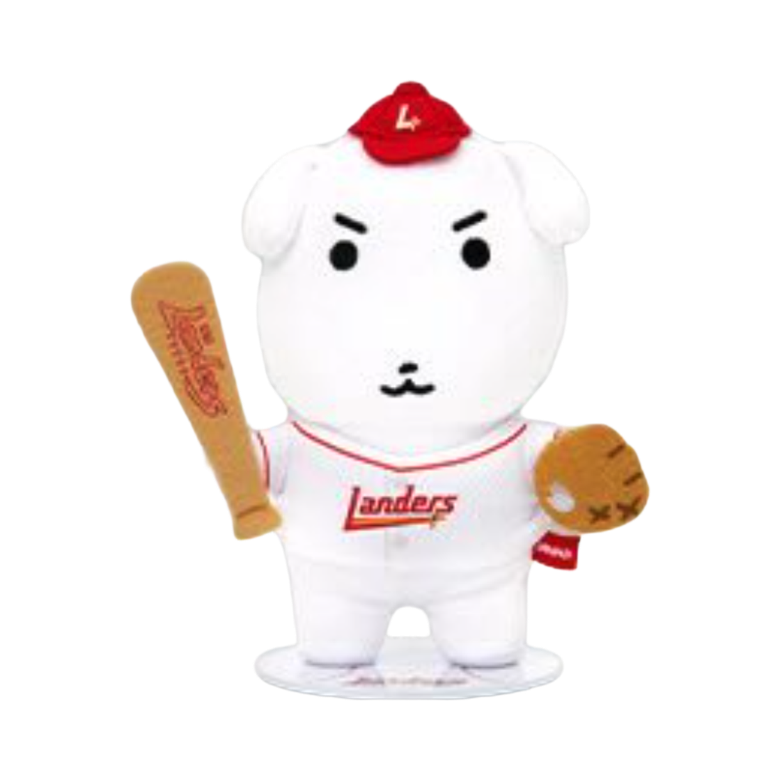 SSG 랜더스 x 가나디 스탠딩 인형 화이트(SSG Landers x Ganadi Standing Doll White)