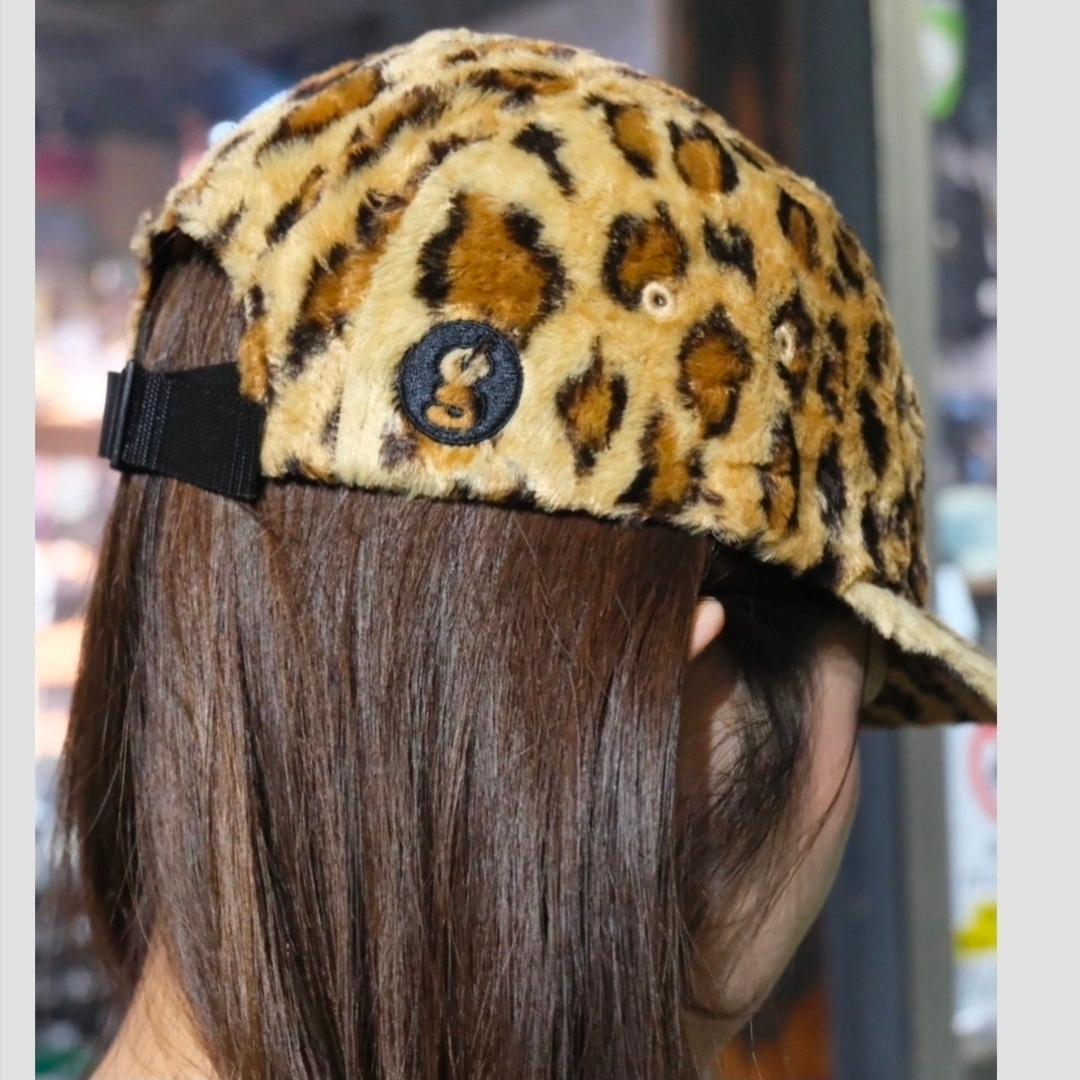 Supreme x GOODENOUGH Crushed Rayon Pile Camp Cap Leopard - 25SS 착용 스타일 - 2