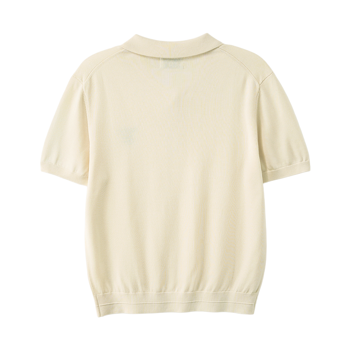 세터 우먼 클래식 칼라 하프 니트 크림(SATUR W Classic Collar Half Knit Cream) - 2