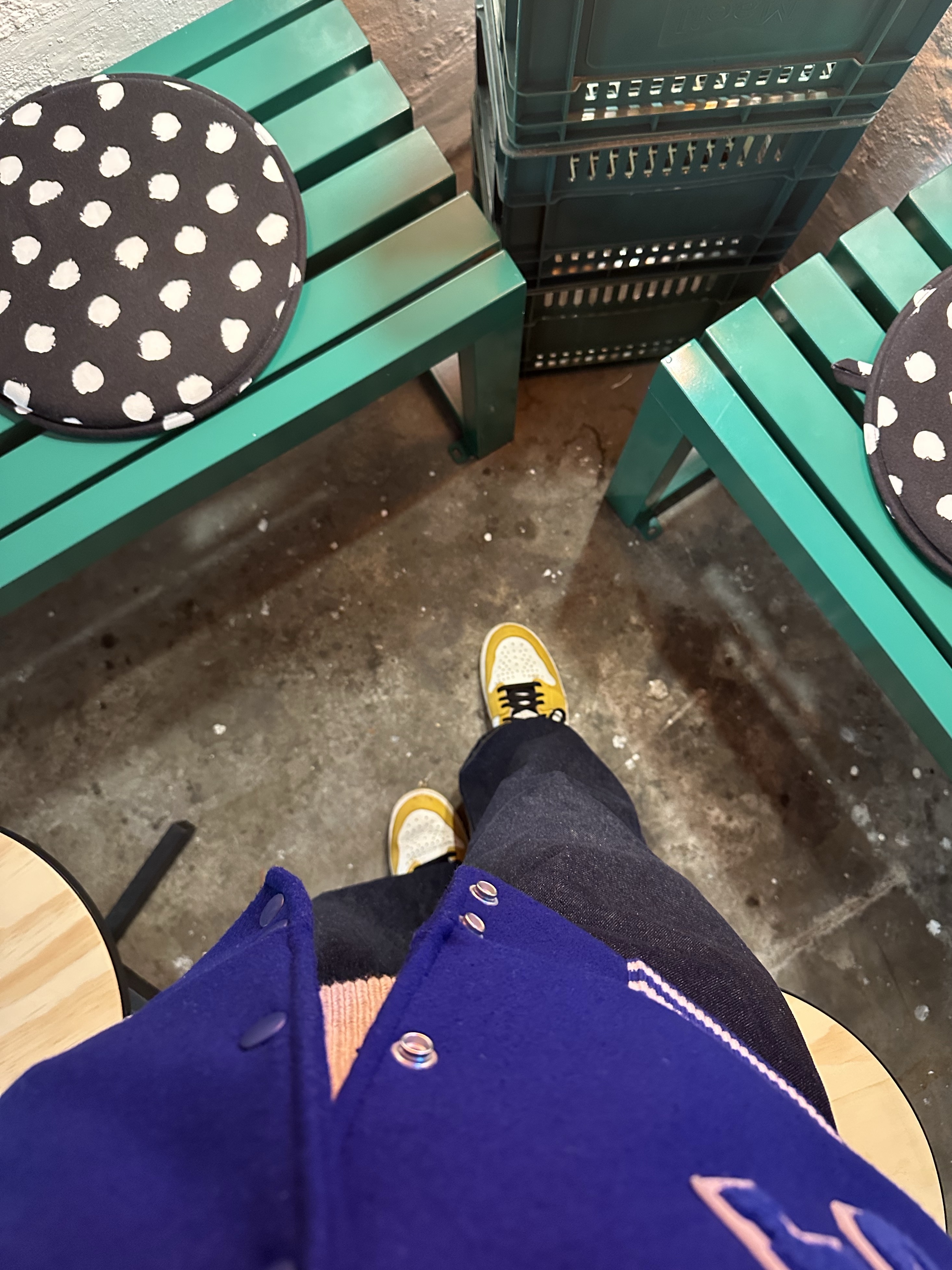 Jordan 1 Retro High OG Yellow Ochre 착용 스타일