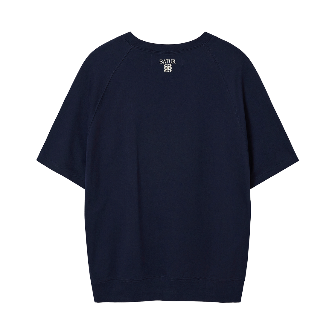 세터 베이직 하프 스웨트셔츠 네이비(SATUR Basic Half Sweatshirt Navy) - 2