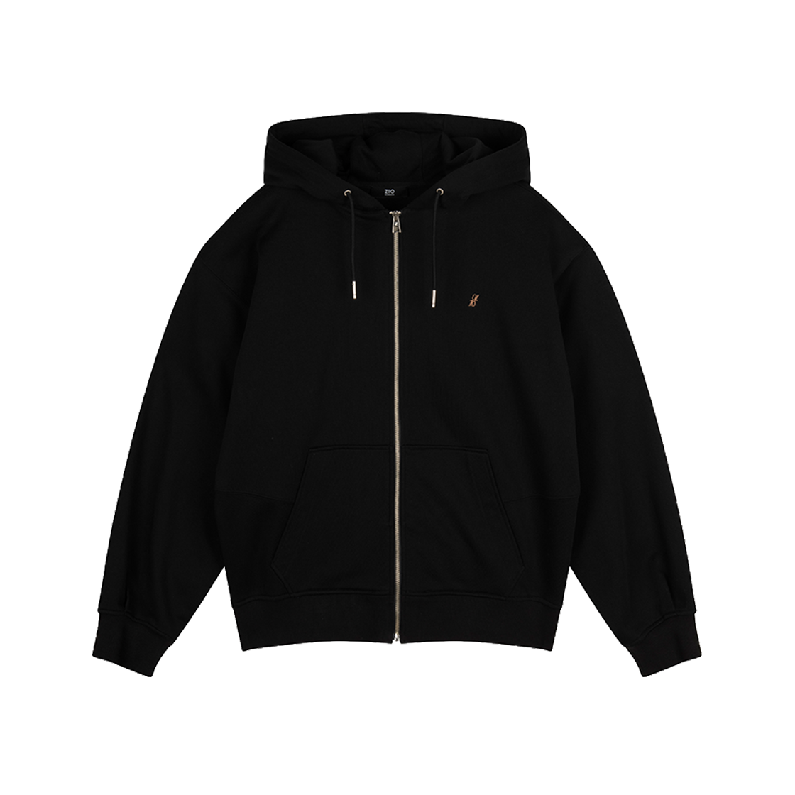 지오송지오 컬렉션 오르페우스 후드 집업 블랙 BI2TS201BK(ZIOSONGZIO COLLECTION Orpheus Hood Zip Up Black)