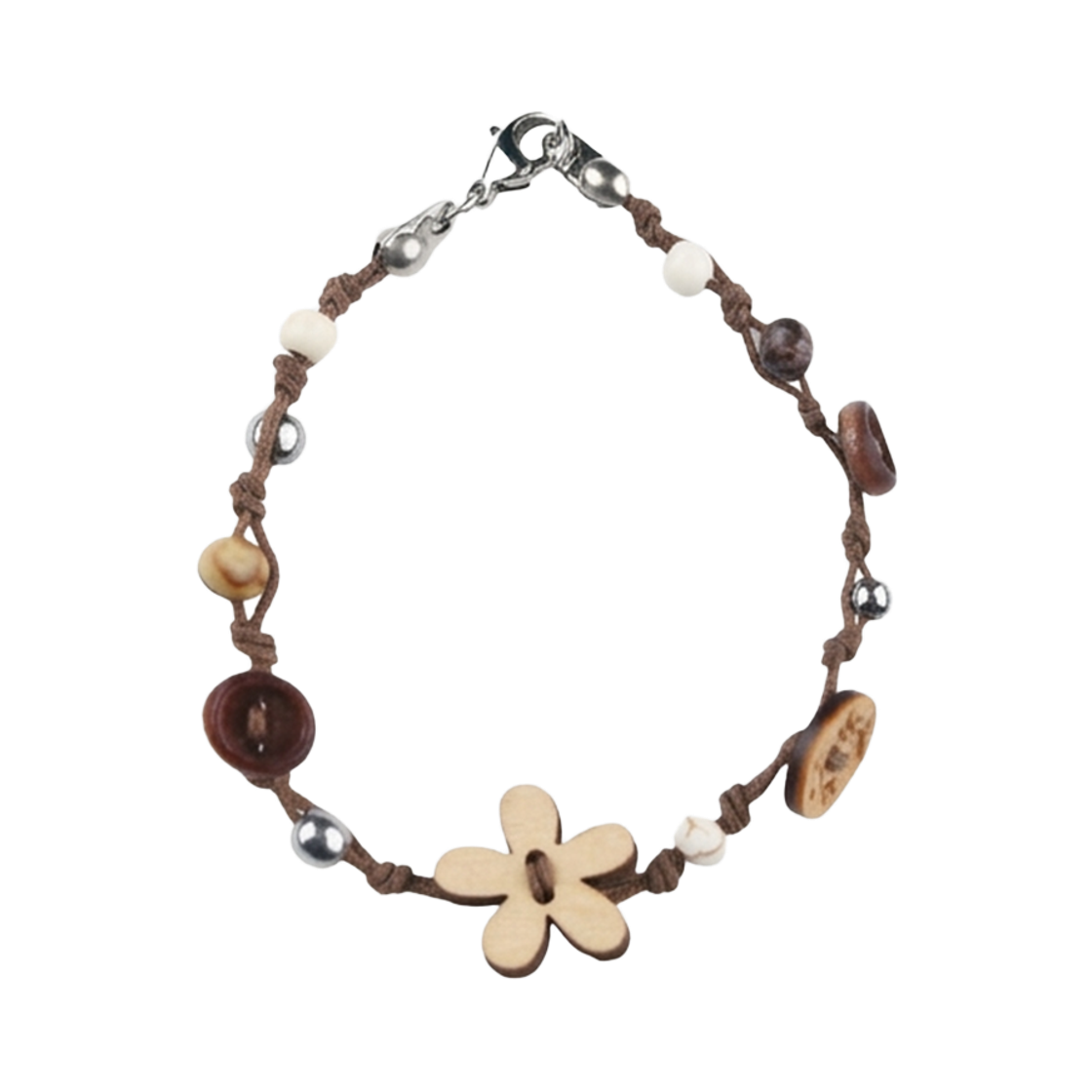 루바티 노마드 우든 버튼 브레이슬릿(Rubati Nomad Wooden Button Bracelet)