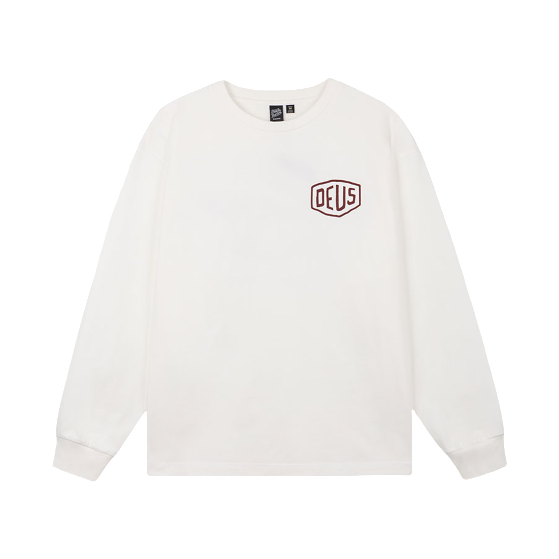 데우스 엑스 마키나 보르도 컬리지 어드레스 롱슬리브 티셔츠 화이트(Deus Ex Machina Bordeaux College Address L/S T-Shirt White) - 2