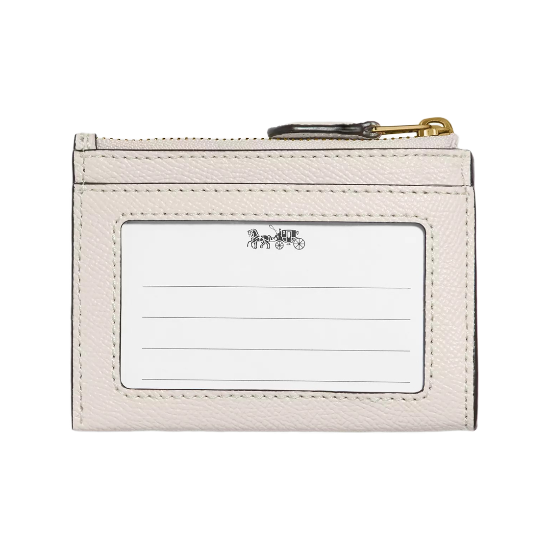 코치 미니 스키니 ID 케이스 골드 초크(Coach Mini Skinny ID Case Gold Chalk) - 2