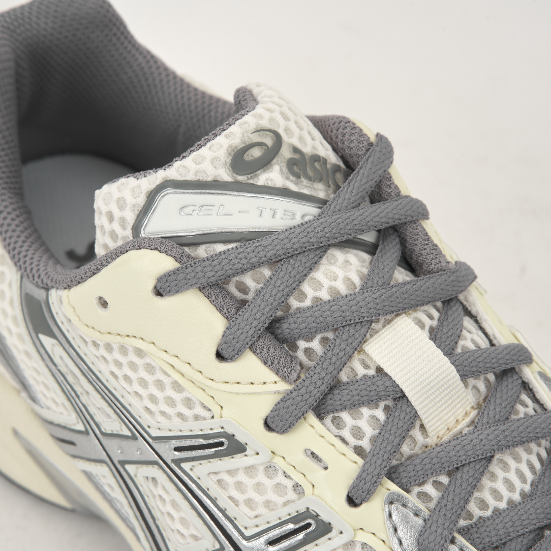 (W) 아식스 젤 1130 크림 클레이 그레이((W) Asics Gel-1130 Cream Clay Grey) - 7