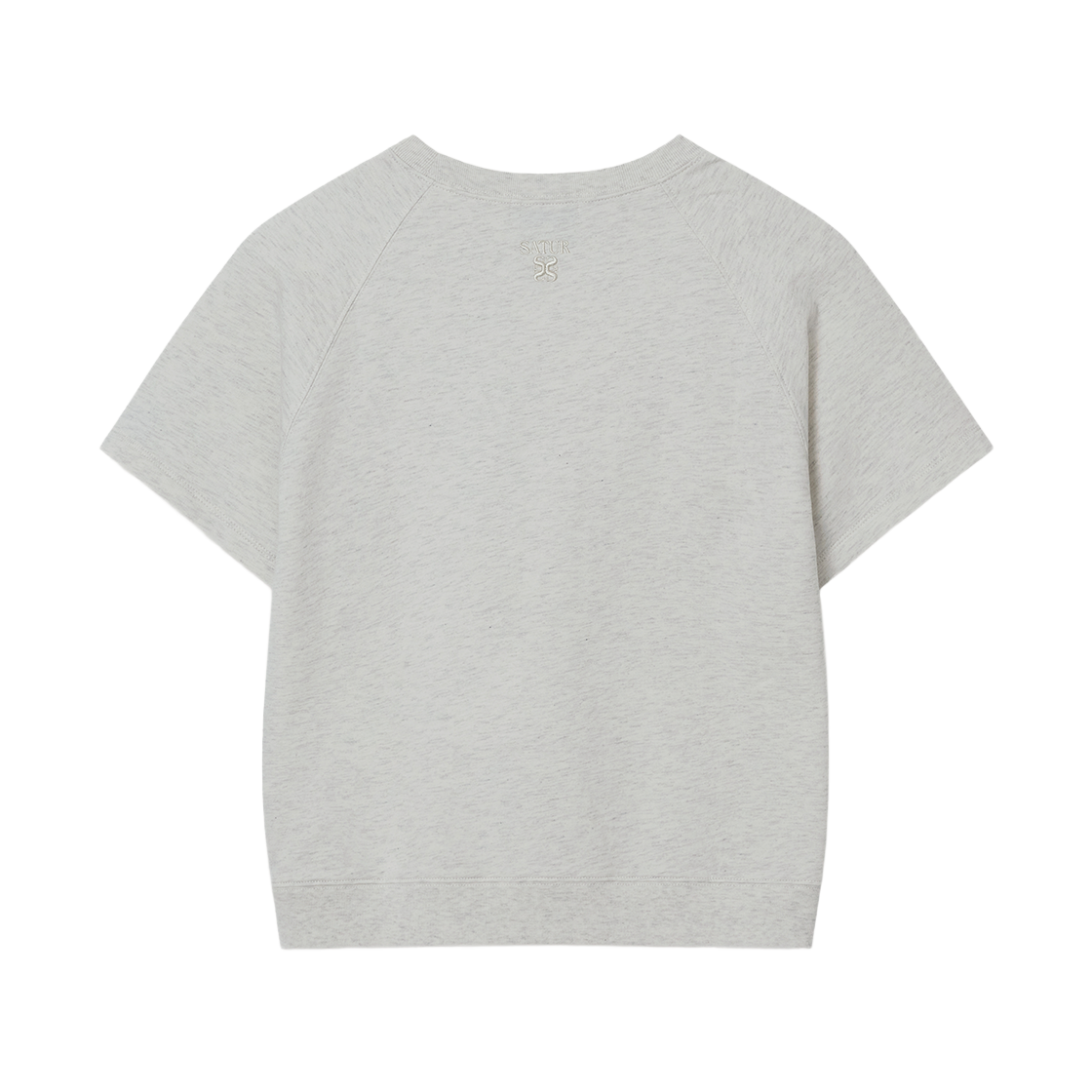 세터 우먼 베이직 하프 스웨트셔츠 오트밀(SATUR W Basic Half Sweatshirt Oatmeal) - 2