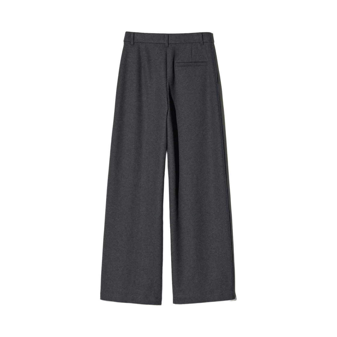(W) 유니클로 브러쉬드 저지 와이드 팬츠 톨 다크 그레이 - JP((W) Uniqlo Brushed Jersey Wide Pants Tall Dark Gray - JP) - 2