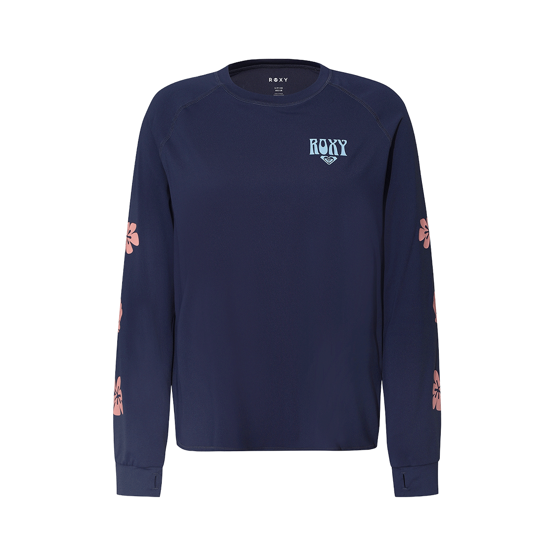 록시 오션 플라워 루즈핏 긴팔 래쉬가드 (RG21RS504MOO)(ROXY Ocean Flower Loose Fit Long Sleeve Rashguard (RG21RS504MOO))