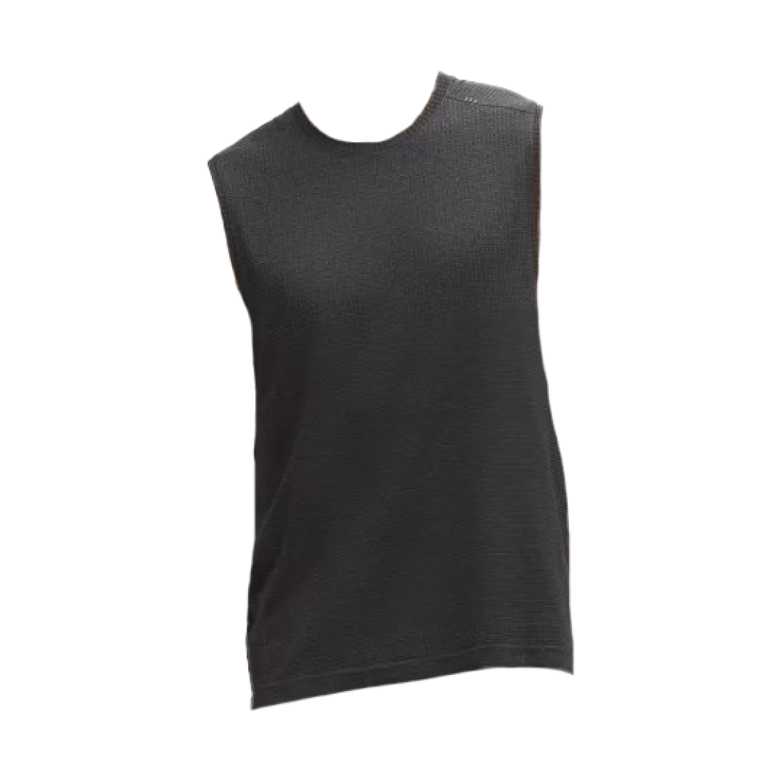 룰루레몬 메탈 벤트 테크 슬리브리스 셔츠 그라파이트 그레이 블랙(Lululemon Metal Vent Tech Sleeveless Shirt Graphite Grey Black)