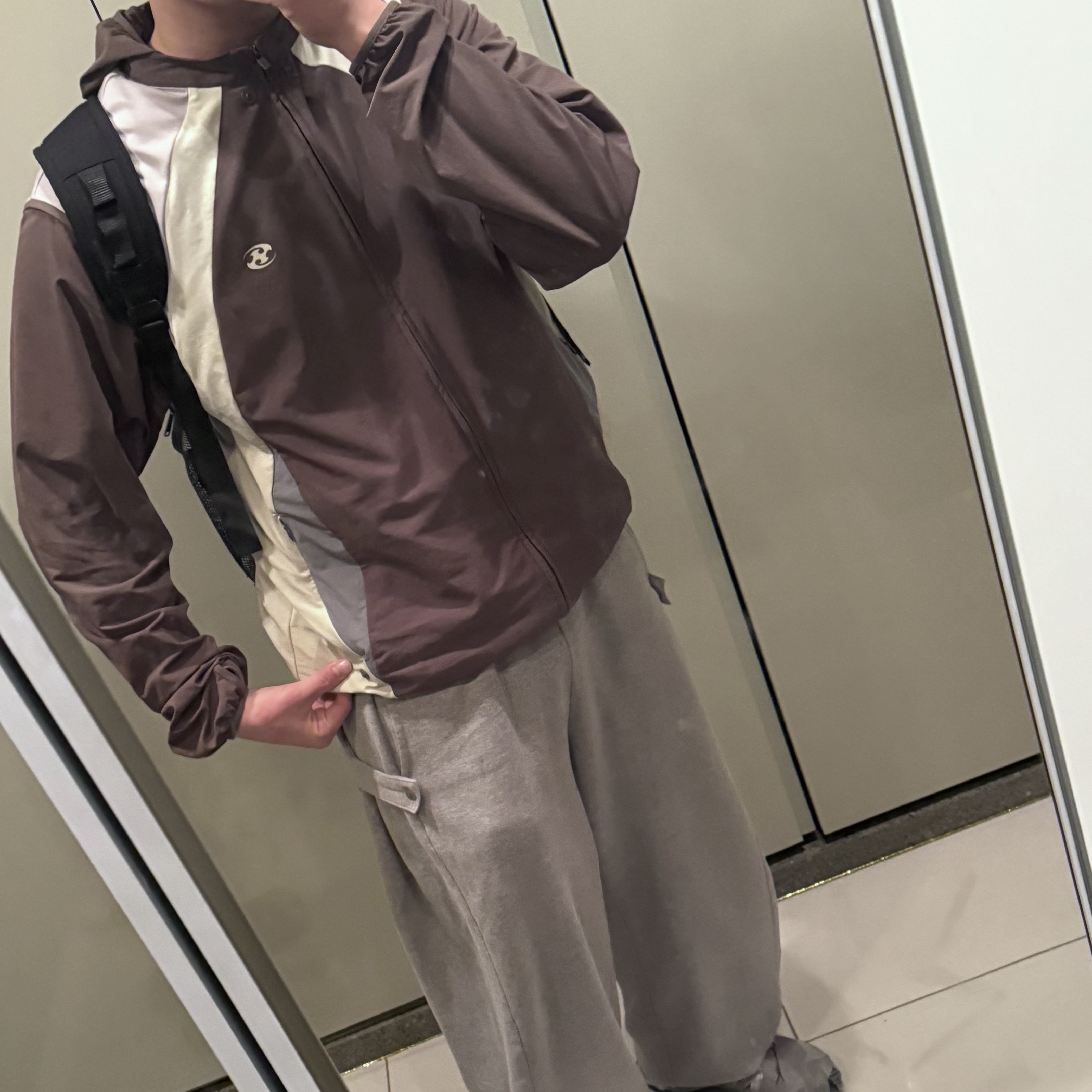 Sansan Gear Conversion Jacket Brown - 23FW 착용 스타일 - 3