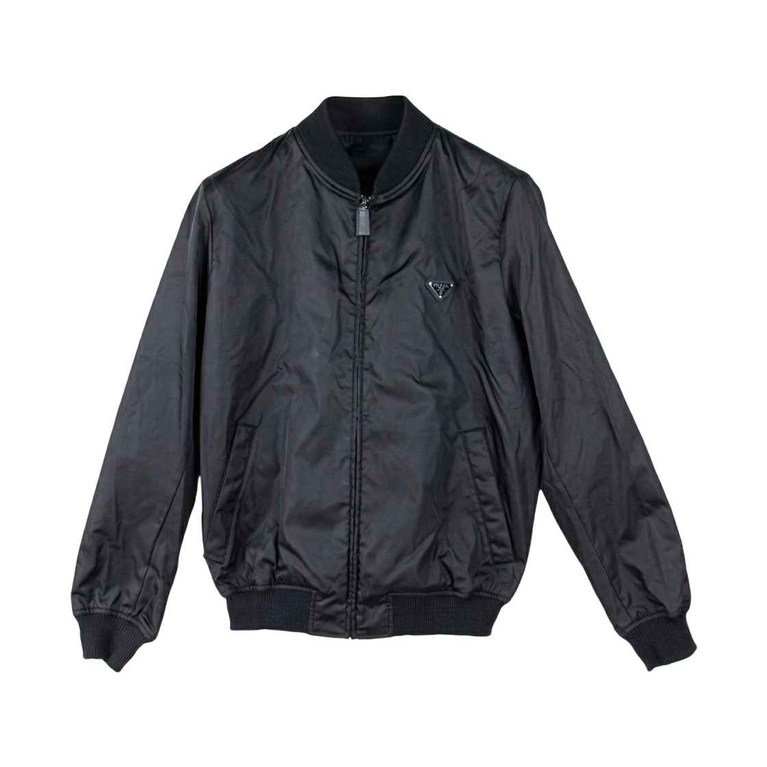 프라다 리나일론 봄버 자켓 블랙(Prada Re-Nylon Bomber Jacket Black) - 1