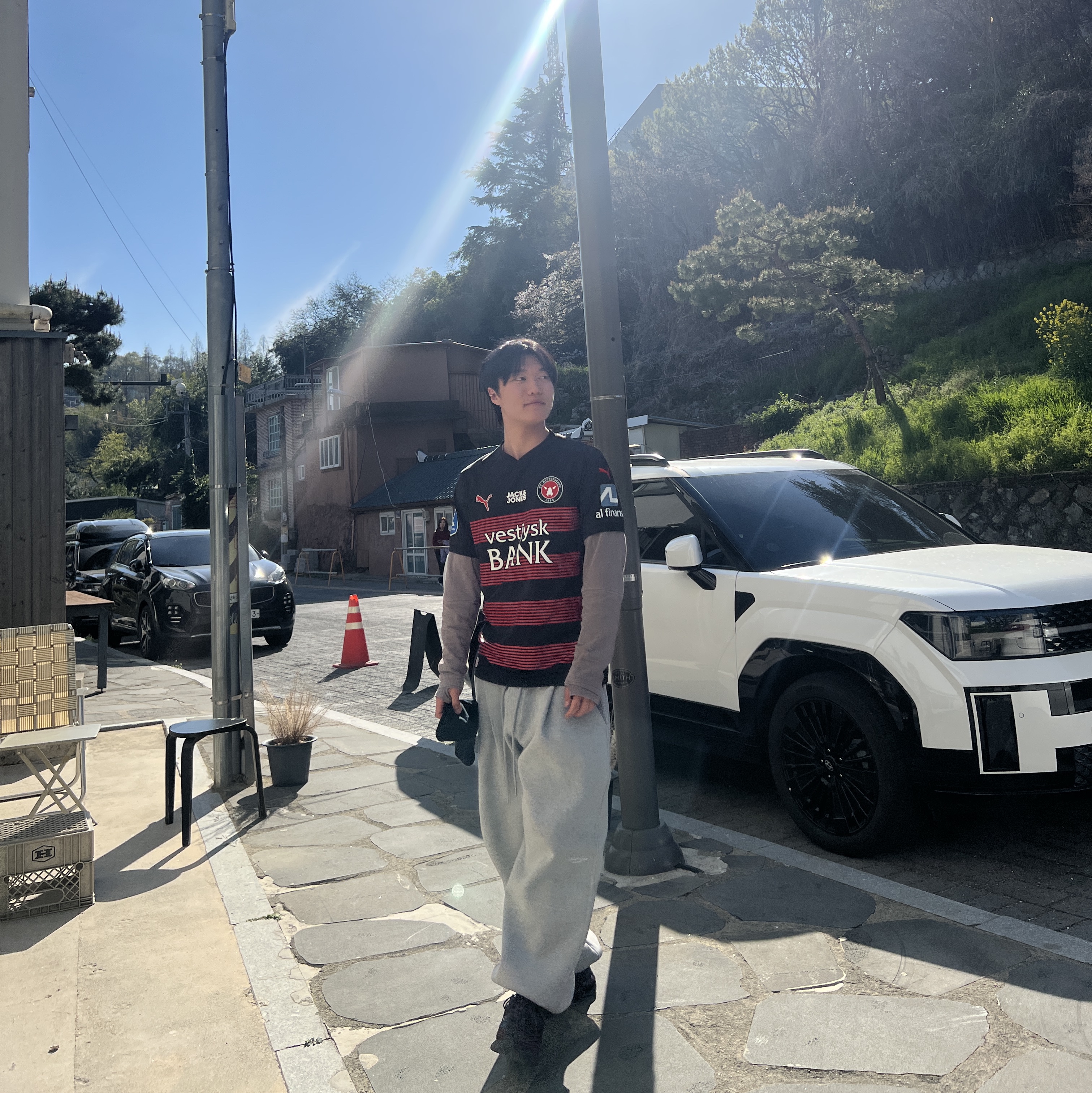 Asics x Kiko Kostadinov Novalis Gel-Teremoa Obsidian Black Dahlia, Undermycar Mu.03 Anti Fxxking Logo Play Oversized Sweat Jogger Melange Gray 착용 스타일 - 3
