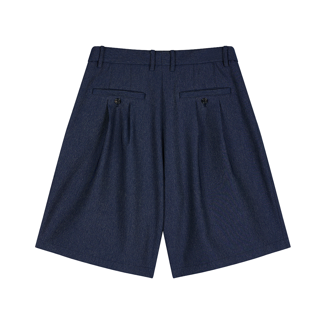 지오송지오 컬렉션 데님 텍스쳐 하프 팬츠 네이비 BI3PT362NY(ZIOSONGZIO COLLECTION Denim Texture Half Pants Navy) - 2