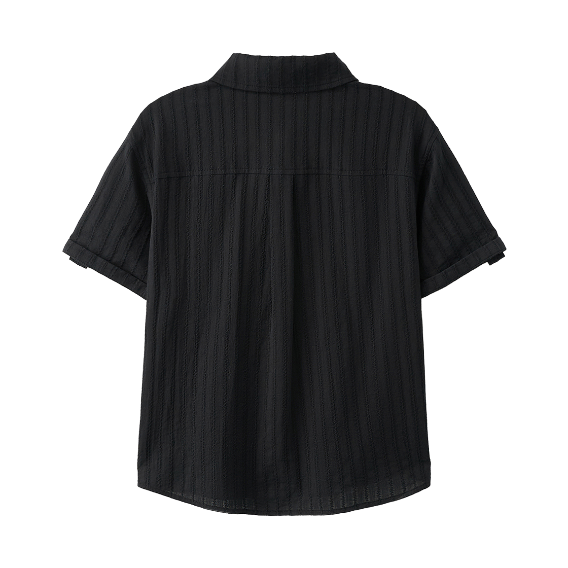세터 우먼 롤업 하프 셔츠 블랙(SATUR W Roll Up Half Shirt Black) - 2