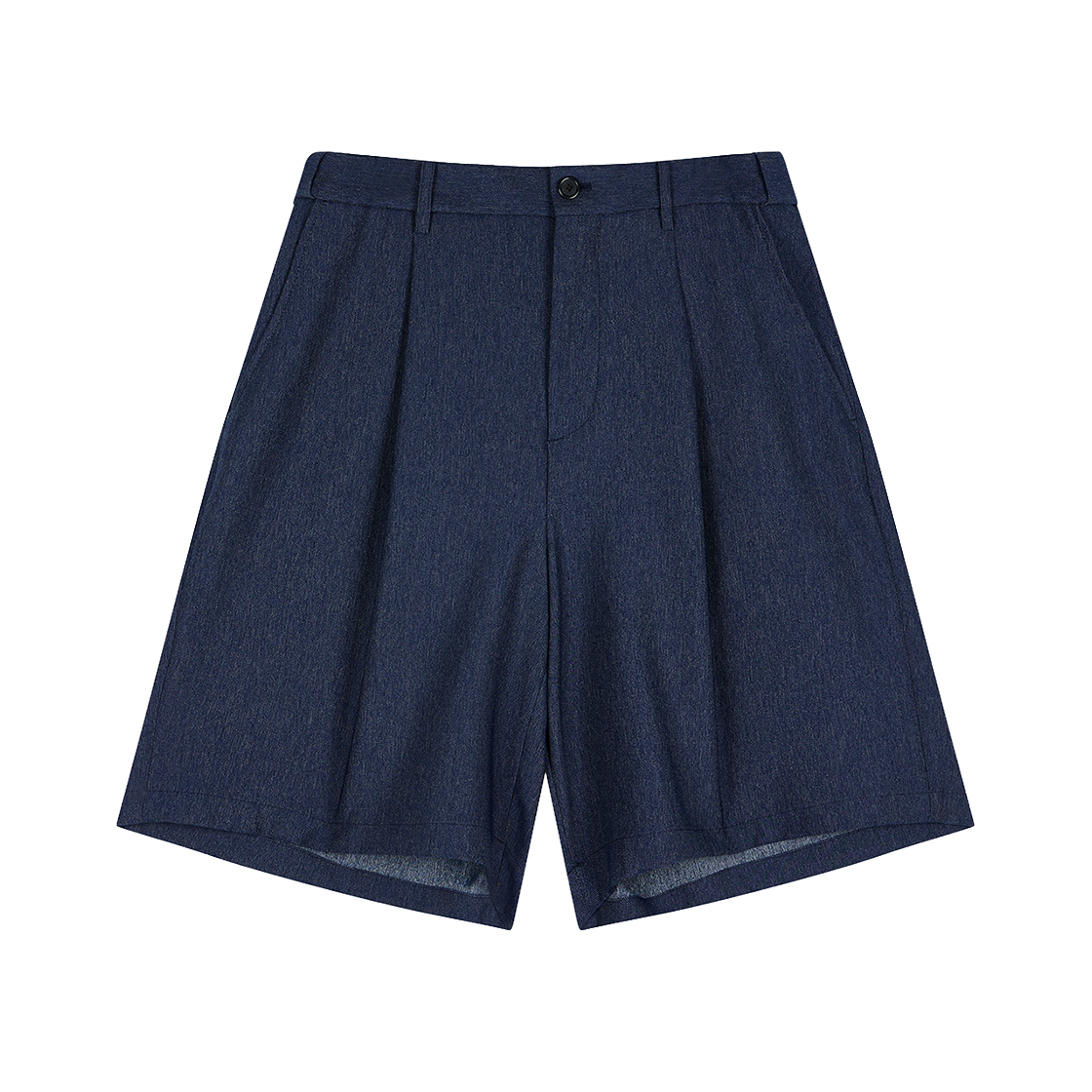 지오송지오 컬렉션 데님 텍스쳐 하프 팬츠 네이비 BI3PT362NY(ZIOSONGZIO COLLECTION Denim Texture Half Pants Navy)