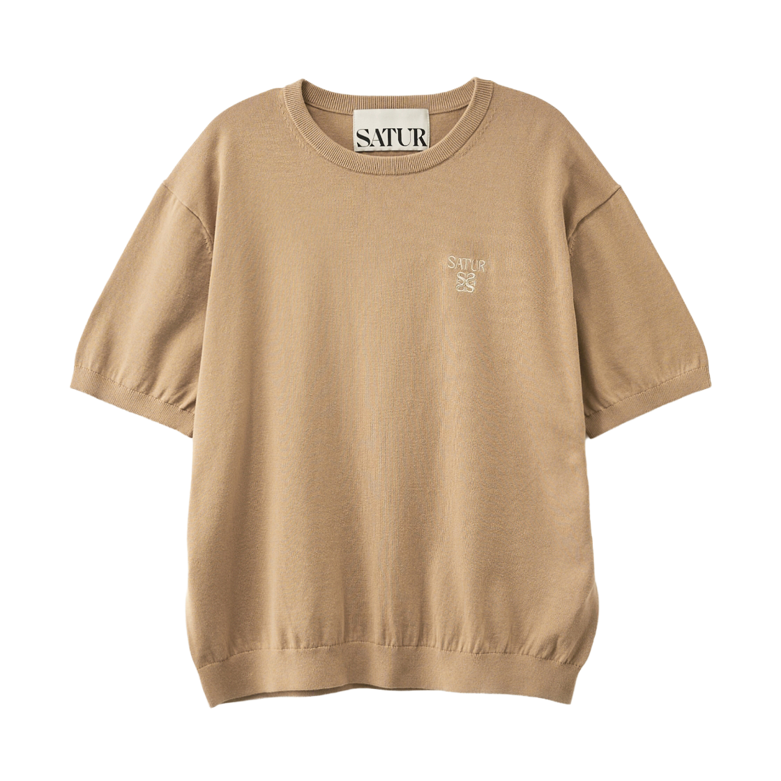 세터 로렌 파인 하프 니트 베이지