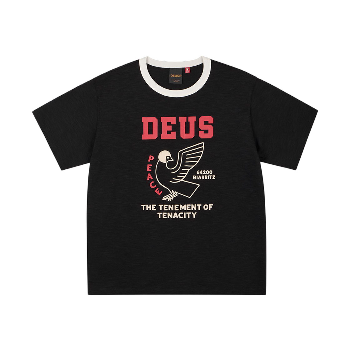 D262UTS220-099 Deus Ex Machina Buck Up T-Shirt Black