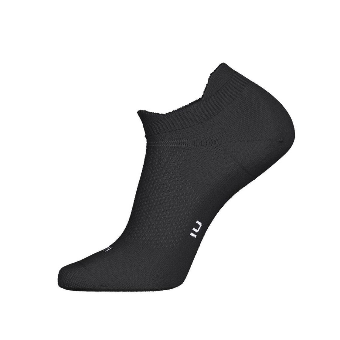 데카트론 러닝 얇은 발목 양말 2켤레 런 500 스모크 블랙(DECATHLON Running Thin Ankle Socks 2 Pairs Run 500 Smoked Black) - 7