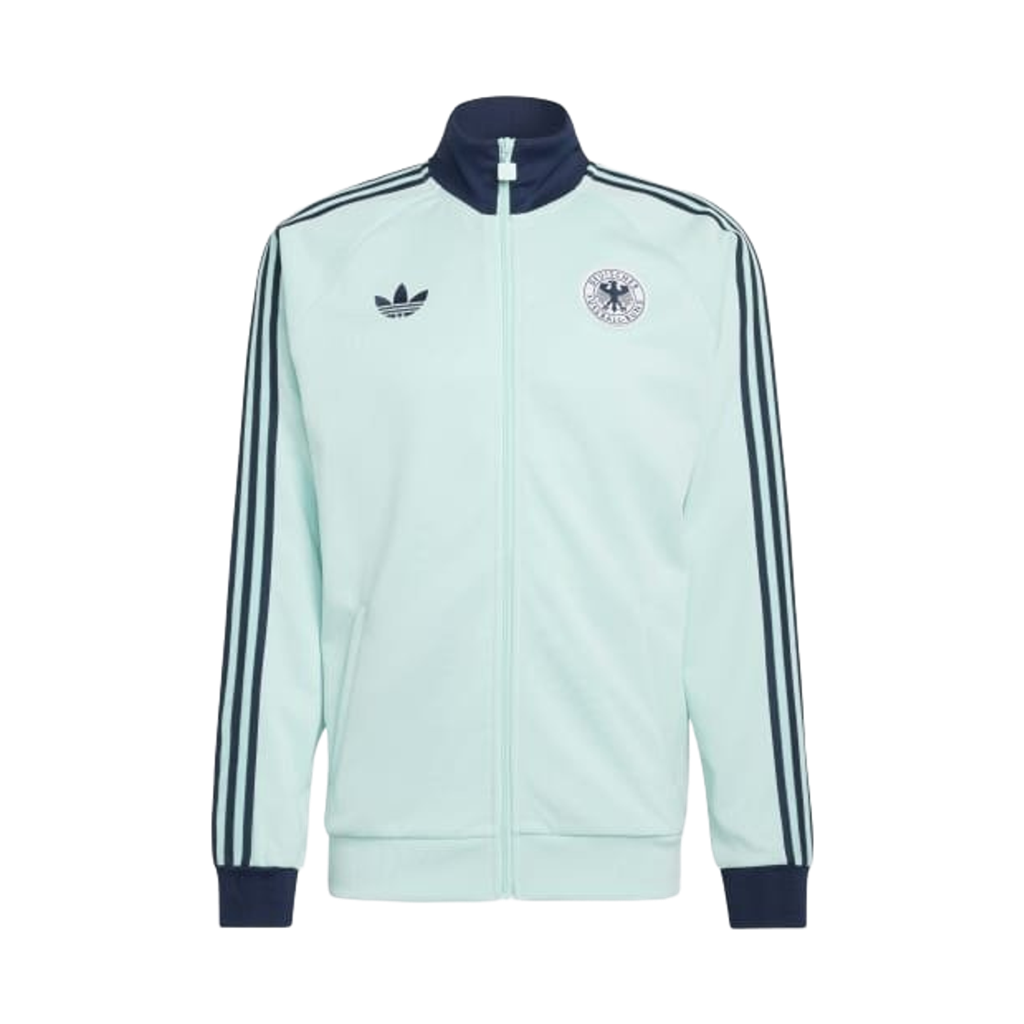 JZ9340 Adidas Germany Originals Track Top Semi Flash Aqua - KR Sizing (Non Marking Ver.)