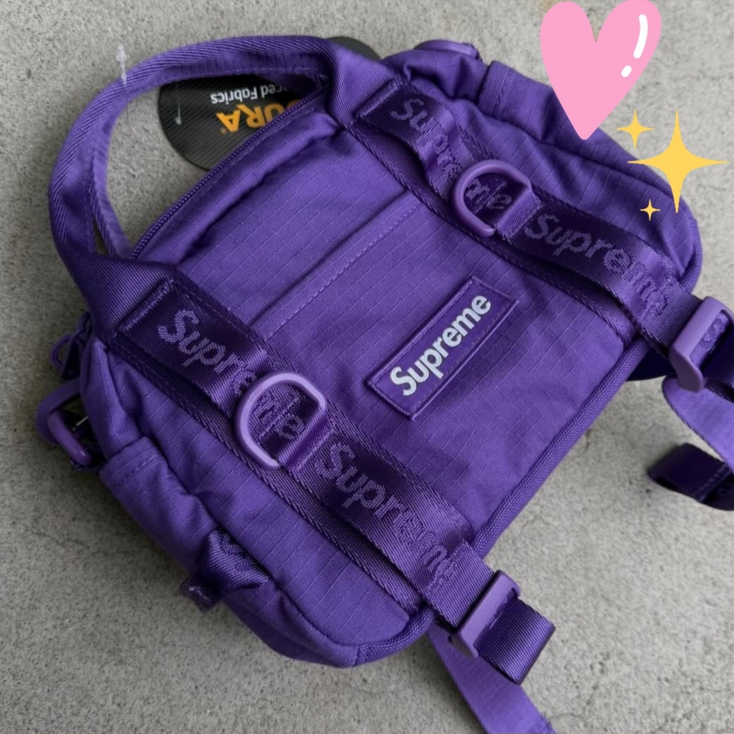 Supreme Mini Duffle Bag Purple - 26SS 착용 스타일 - 2