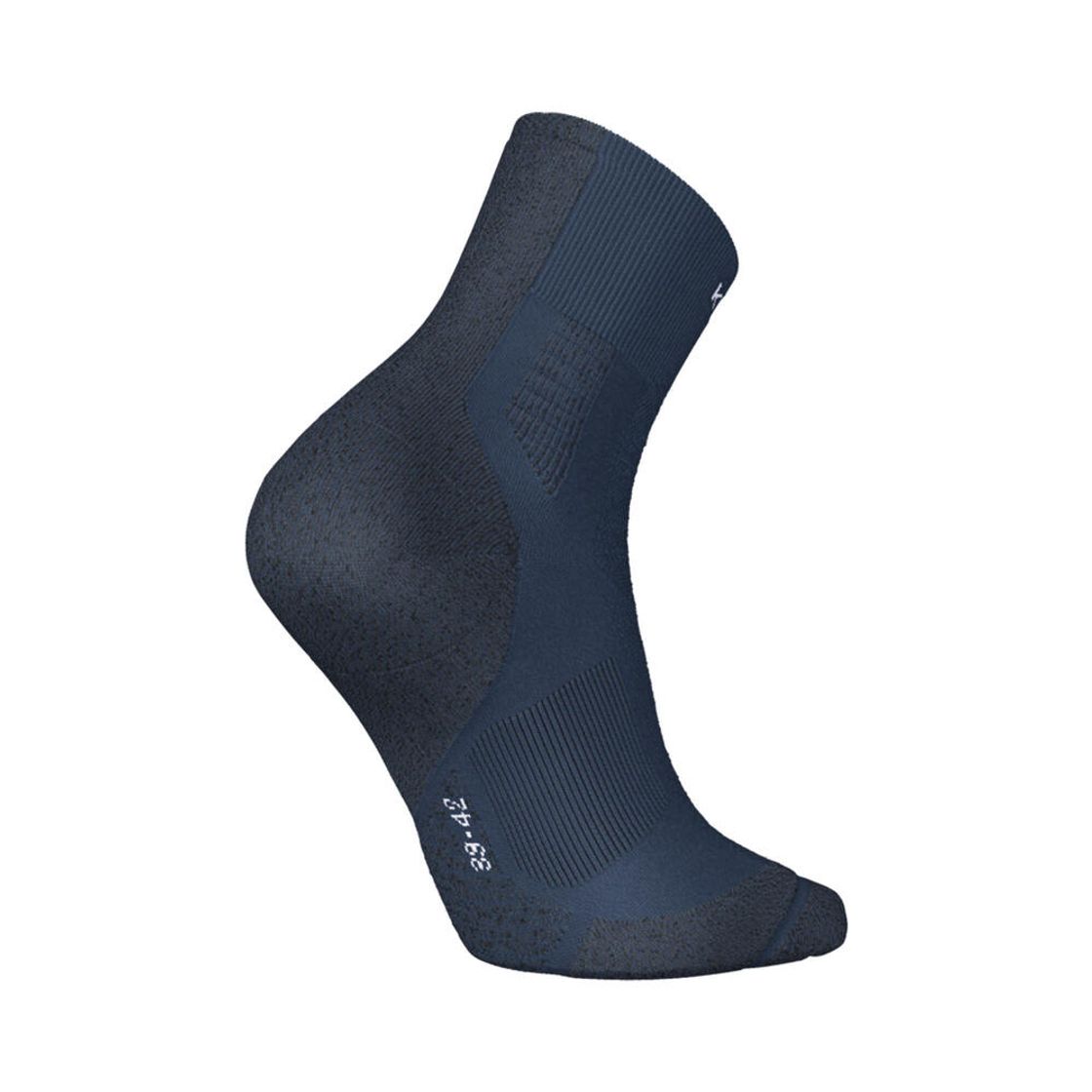 데카트론 러닝 얇은 중목 양말 1켤레 파인 런 900 어비스 블루(DECATHLON Running Thin Mid-Cut Socks 1 Pair Fine Run 900 Abyss Blue) - 2