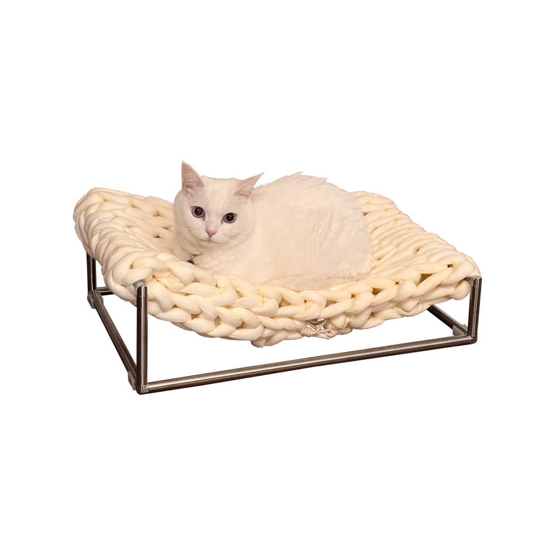 [KREAM 단독] 집에가야돼 고양이 해먹 손뜨개 썬베드([KREAM 단독] gottagohome handmade Cat Knit hammock)