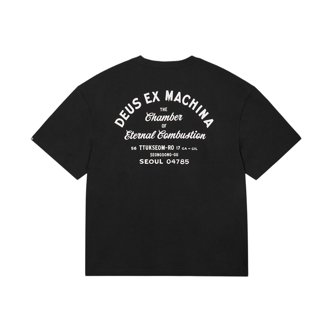 데우스 엑스 마키나 서울 사인 티셔츠 블랙(Deus Ex Machina Seoul Sign T-Shirt Black) - 1